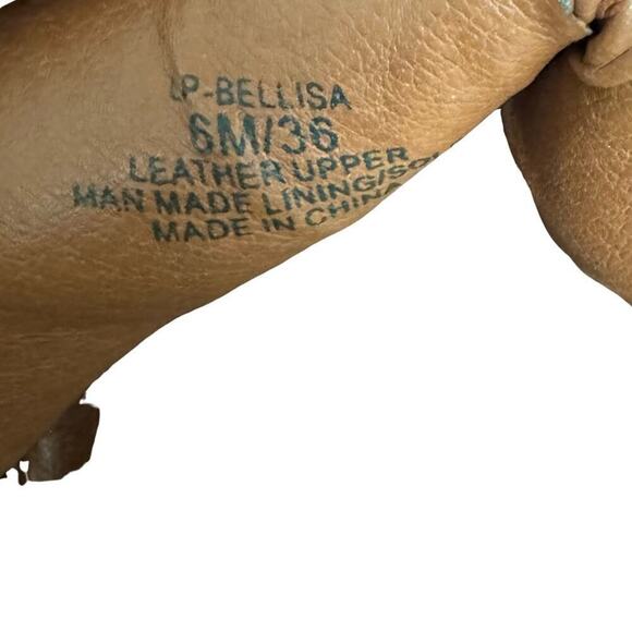 Lucky Brand Bellisa Tan Leather Ankle Boots - Picture 5 of 7